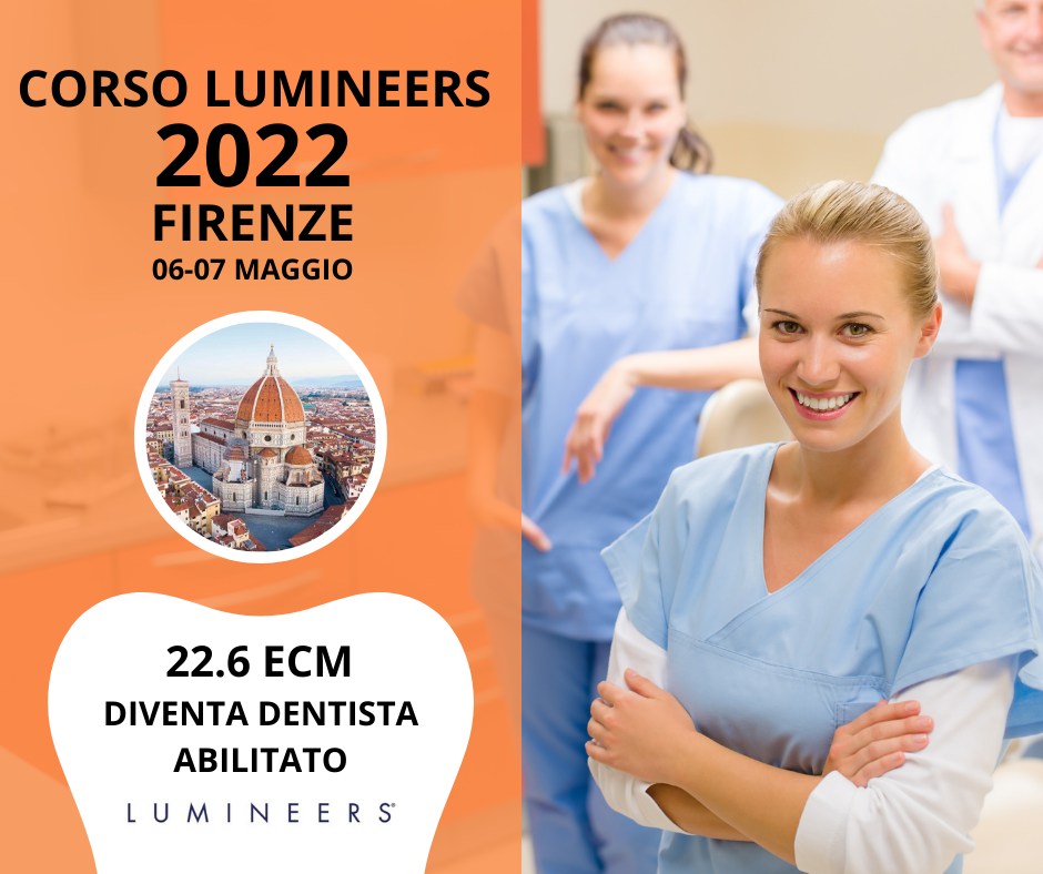 corso faccette lumineers - 6 e 7 maggio 2022 Firenze