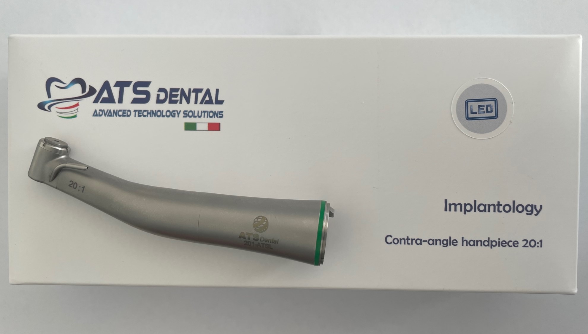 Contrangolo Chirurgico LED 20:1 a fibra ottica - ATS DENTAL